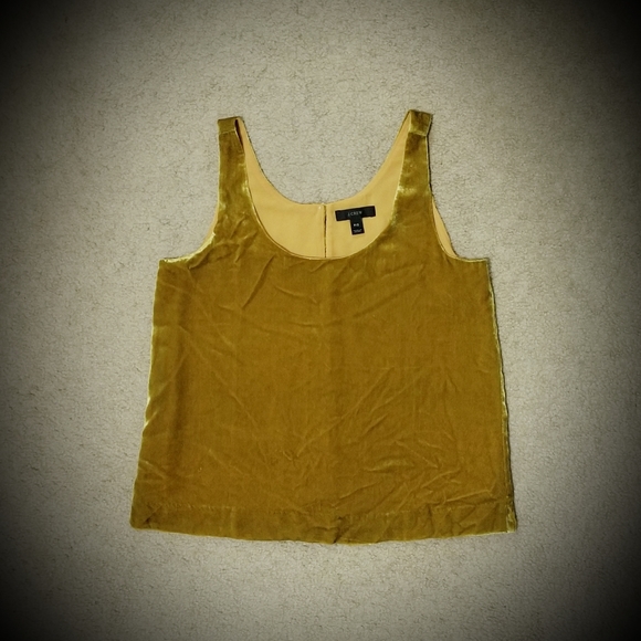 J.Crew Velvet Top - Picture 2 of 2